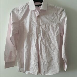 Report Collection Light Pink Microdot Dress Shirt